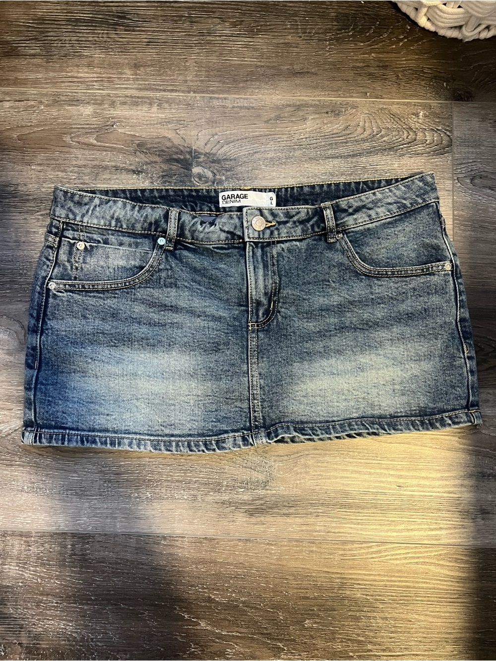 GARAGE Mini Jean Skirt
